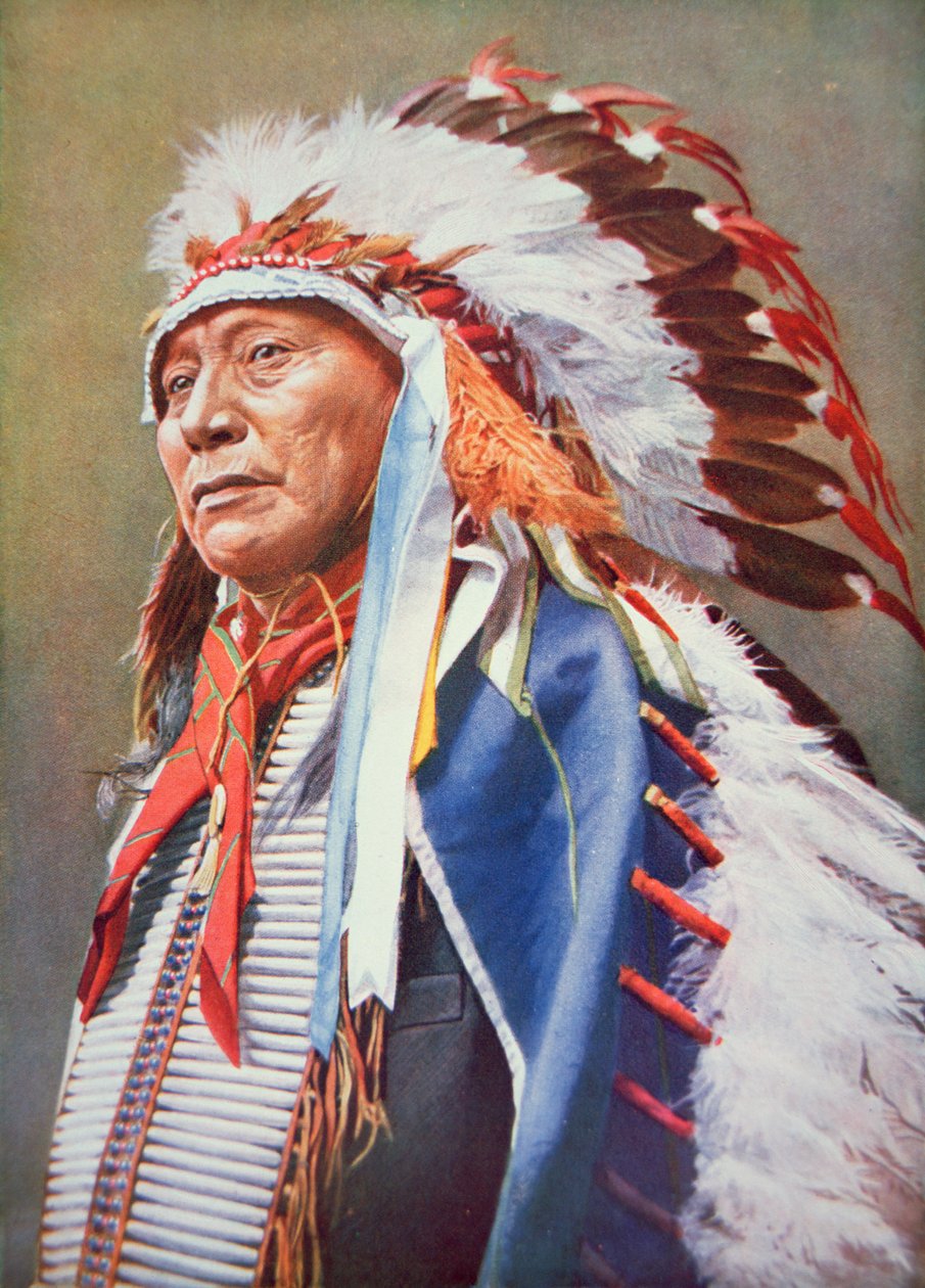 Jefe Hollow Horn Bear (1850-1913) de School American
