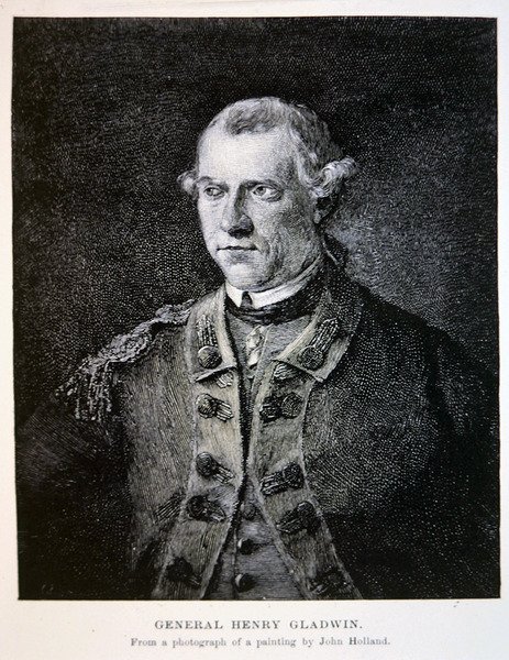 General Henry Gladwin, de una fotografía de una pintura de John Holland de School American