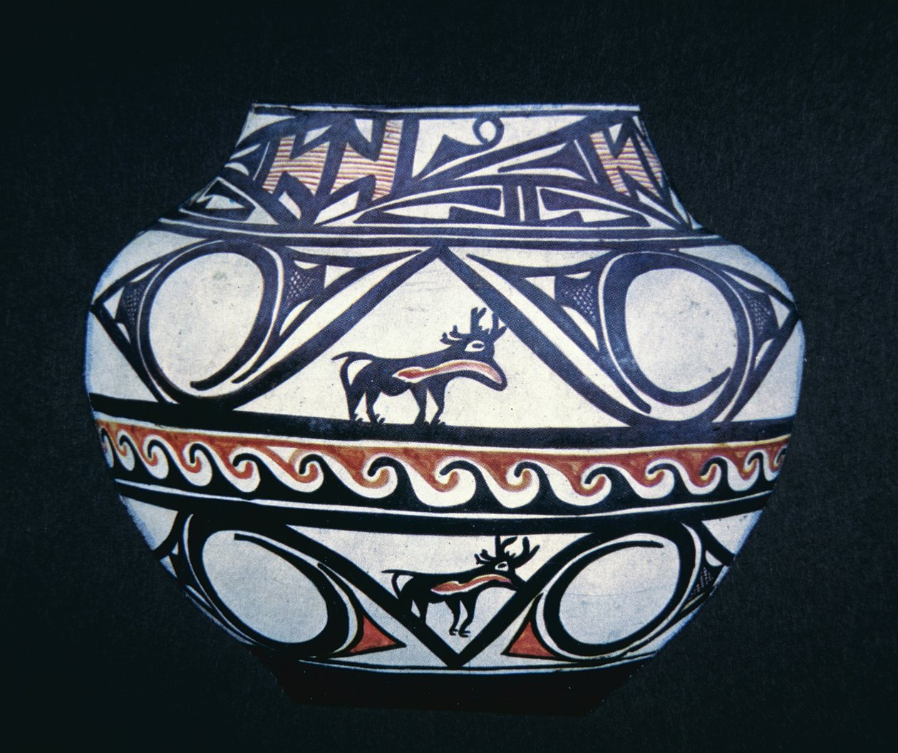 Olla de agua, Cultura Pueblo de School American