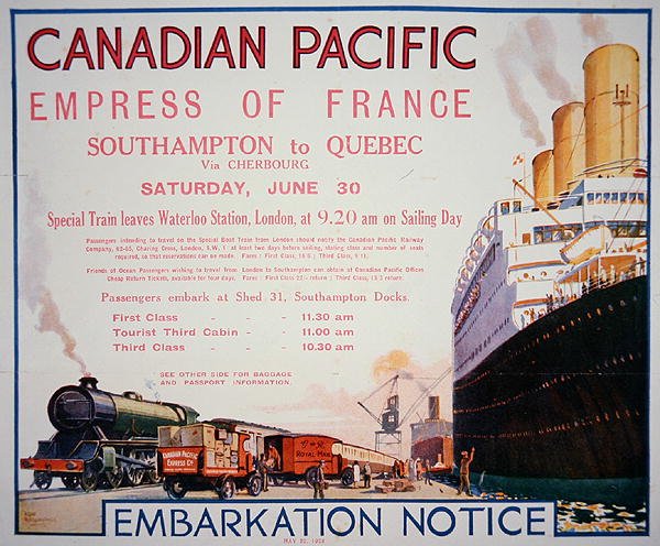 Cartel del Canadian Pacific 