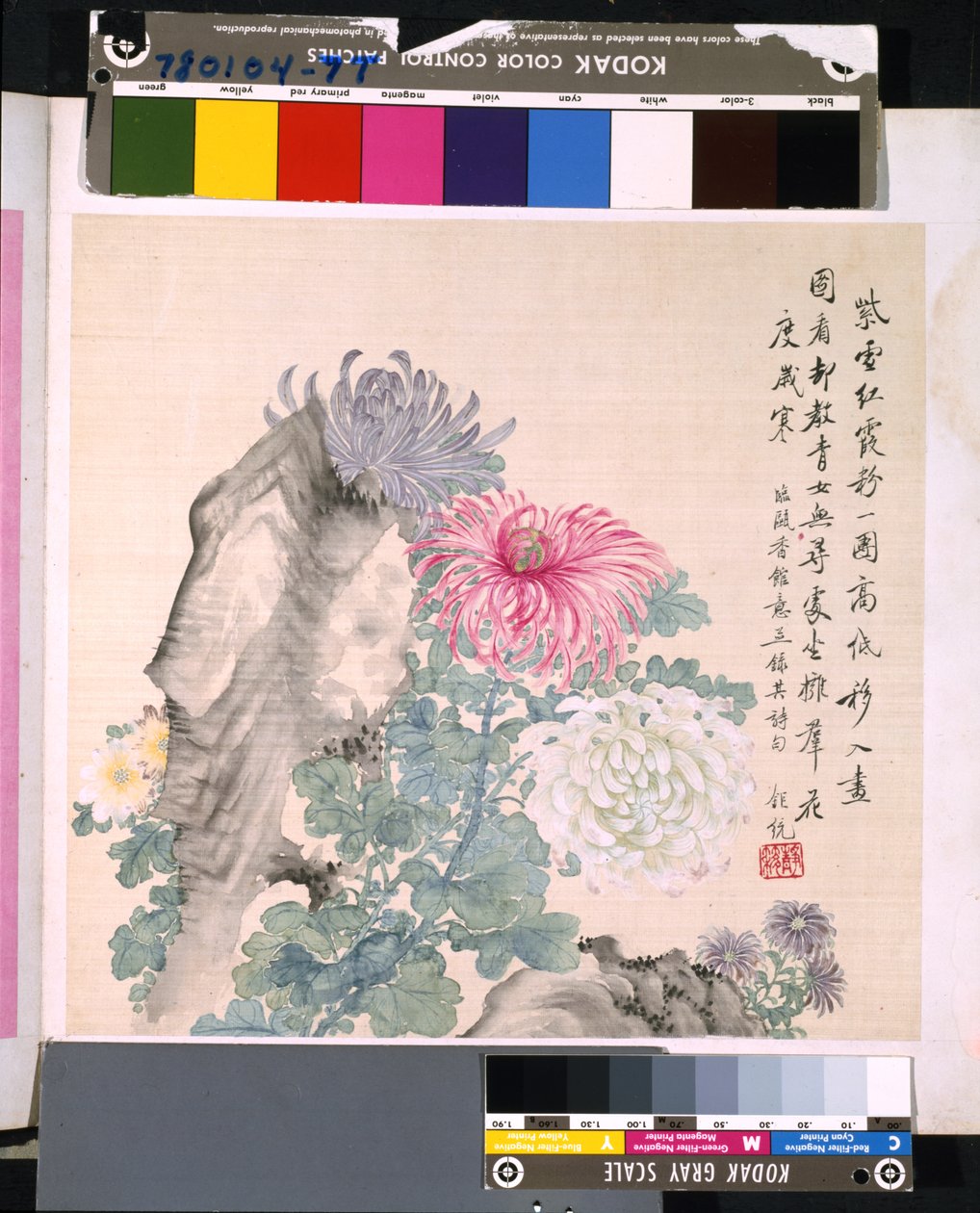 Álbum de flores y pájaros, fecha desconocida (tinta y color sobre seda) de School Chinese