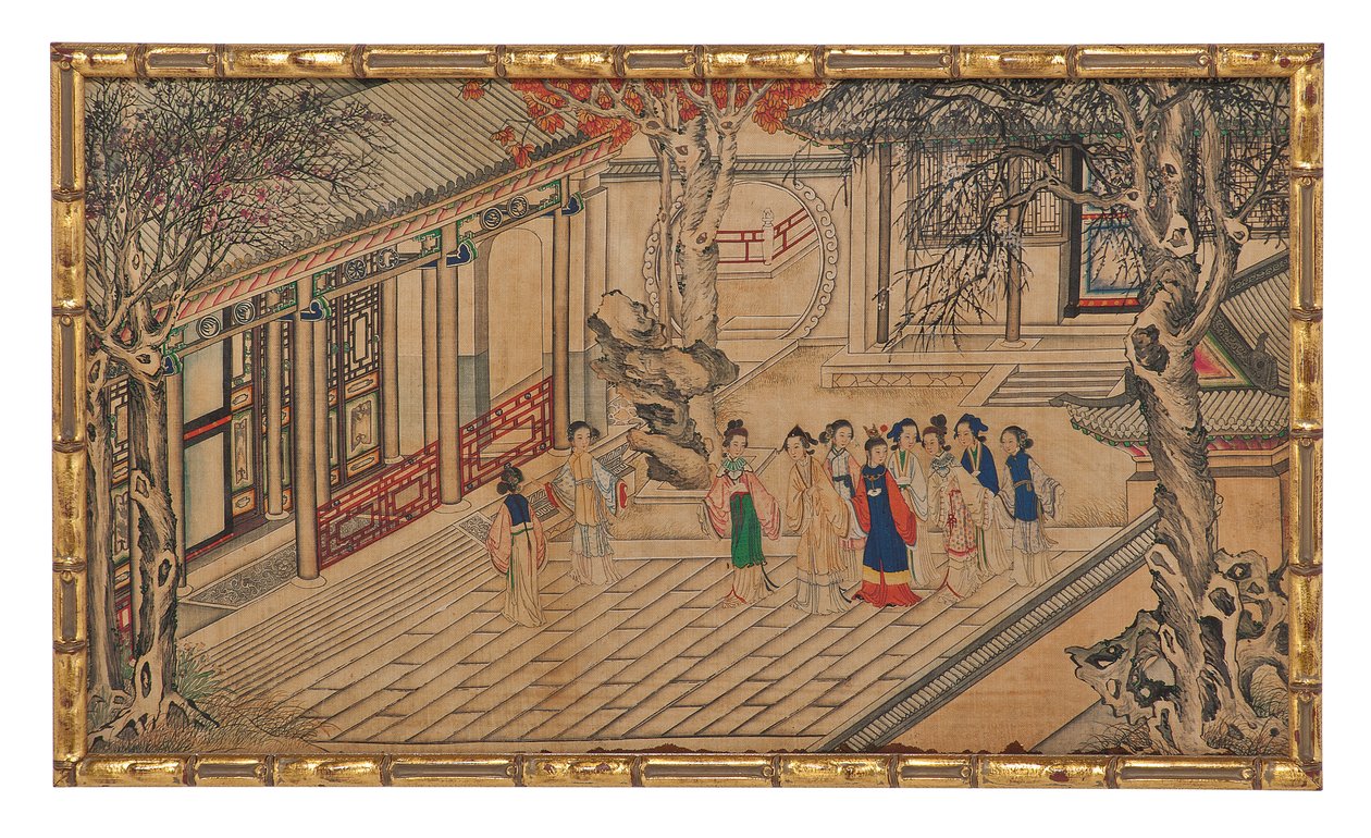 Una de las veinticuatro escenas de El sueño de la cámara roja de School Chinese