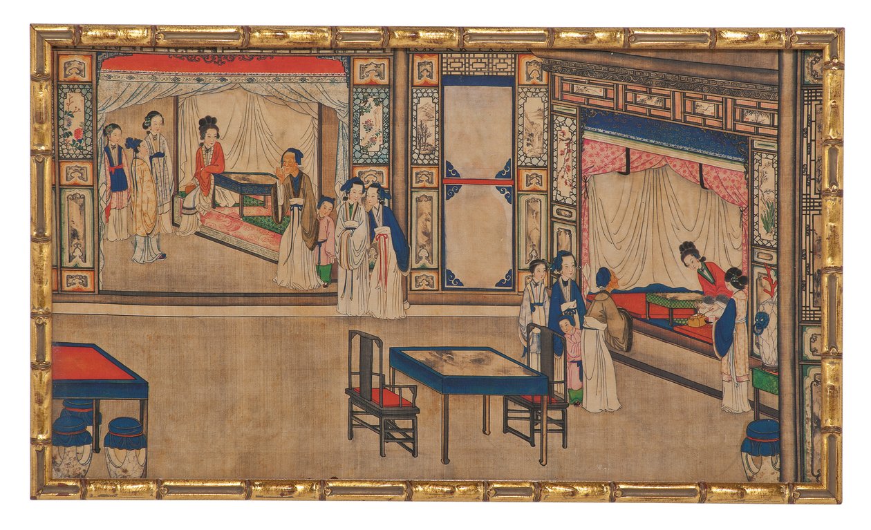 Una de las veinticuatro escenas de El sueño de la cámara roja de School Chinese