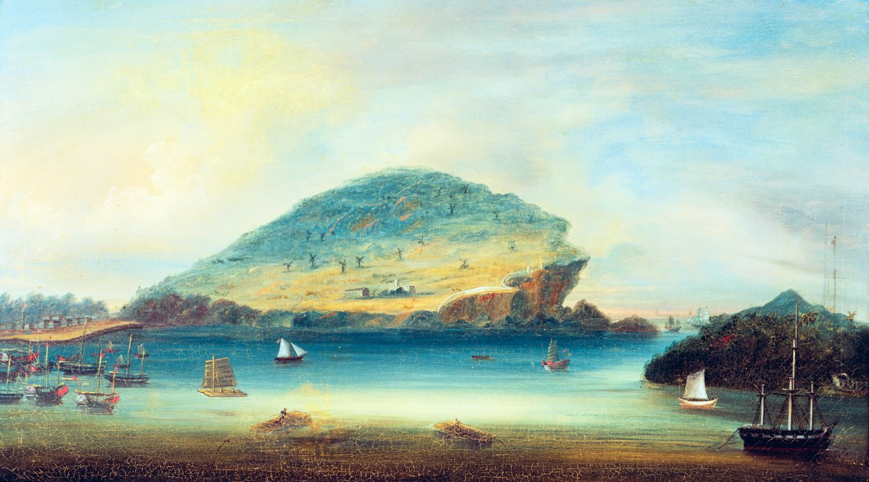 Takow, Formosa (Taiwán) (óleo sobre lienzo) de School Chinese