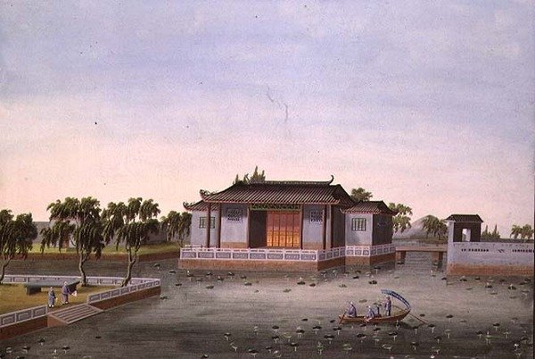Jardín de Agua, c.1820-40 de School Chinese