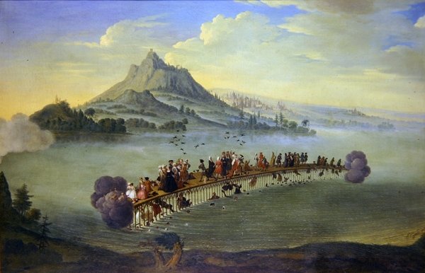 Puente de la vida (óleo sobre lienzo) de School Dresden