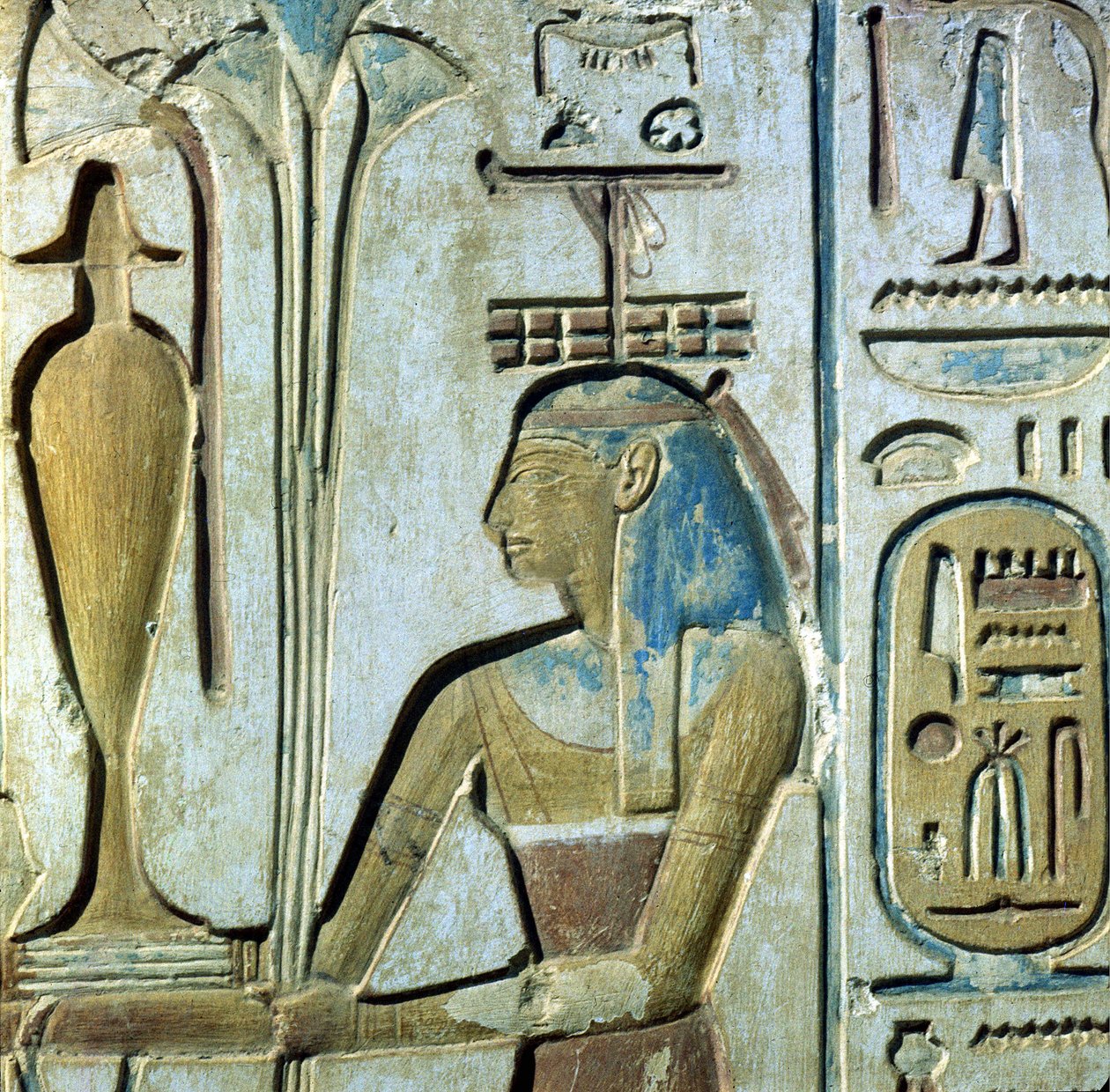 Abydos: Templo de Seti I dedicado al dios Osiris. de School Egyptian