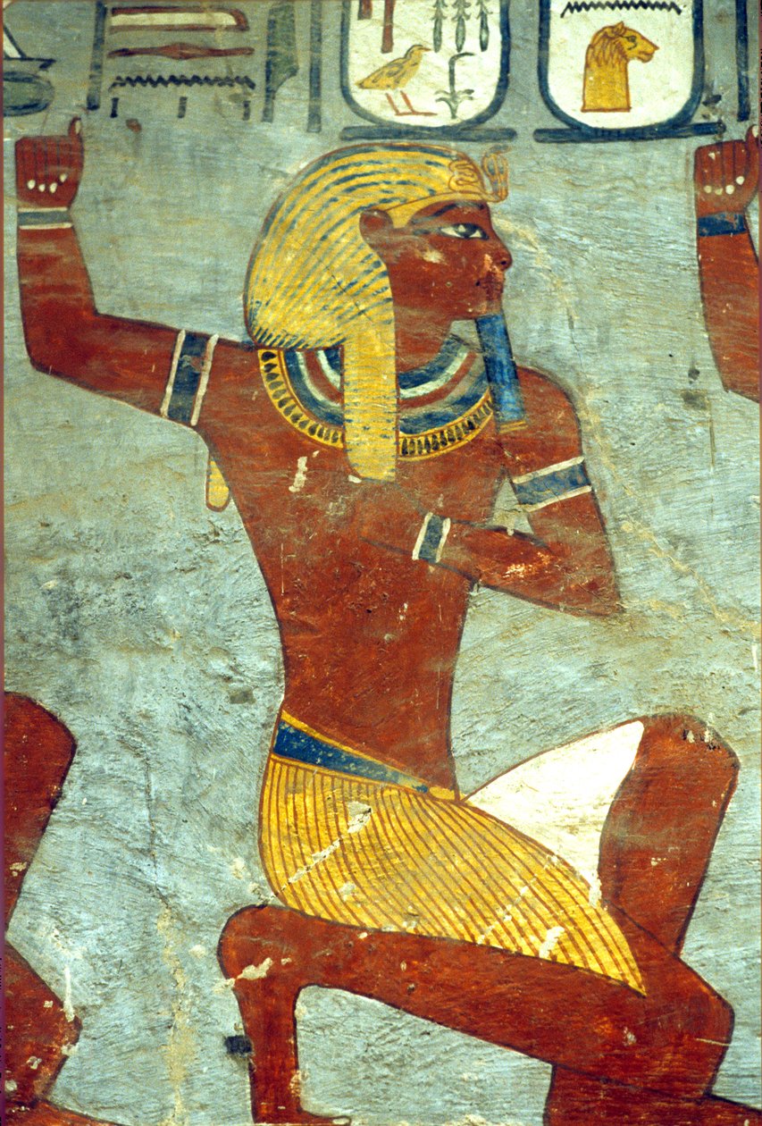 Antiguo Egipto, Pintura, Tumba de Ramsés I, Tebas de School Egyptian