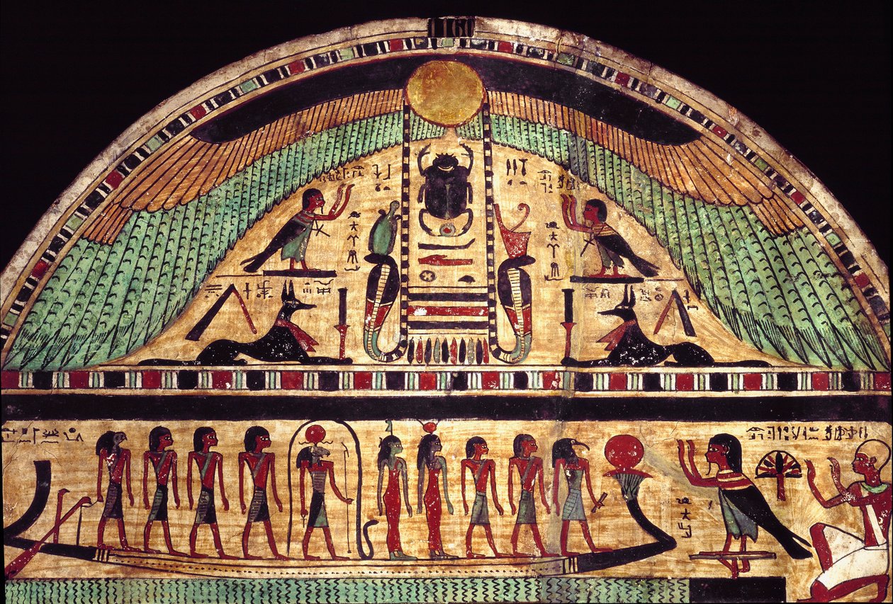 Estela funeraria del gran sacerdote de Amón Ousirour de School Egyptian