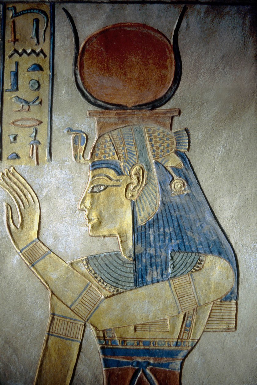 Luxor, Tebas: Valle de las Reinas. Tumba de un hijo de Ramsés II, la diosa Isis. de School Egyptian