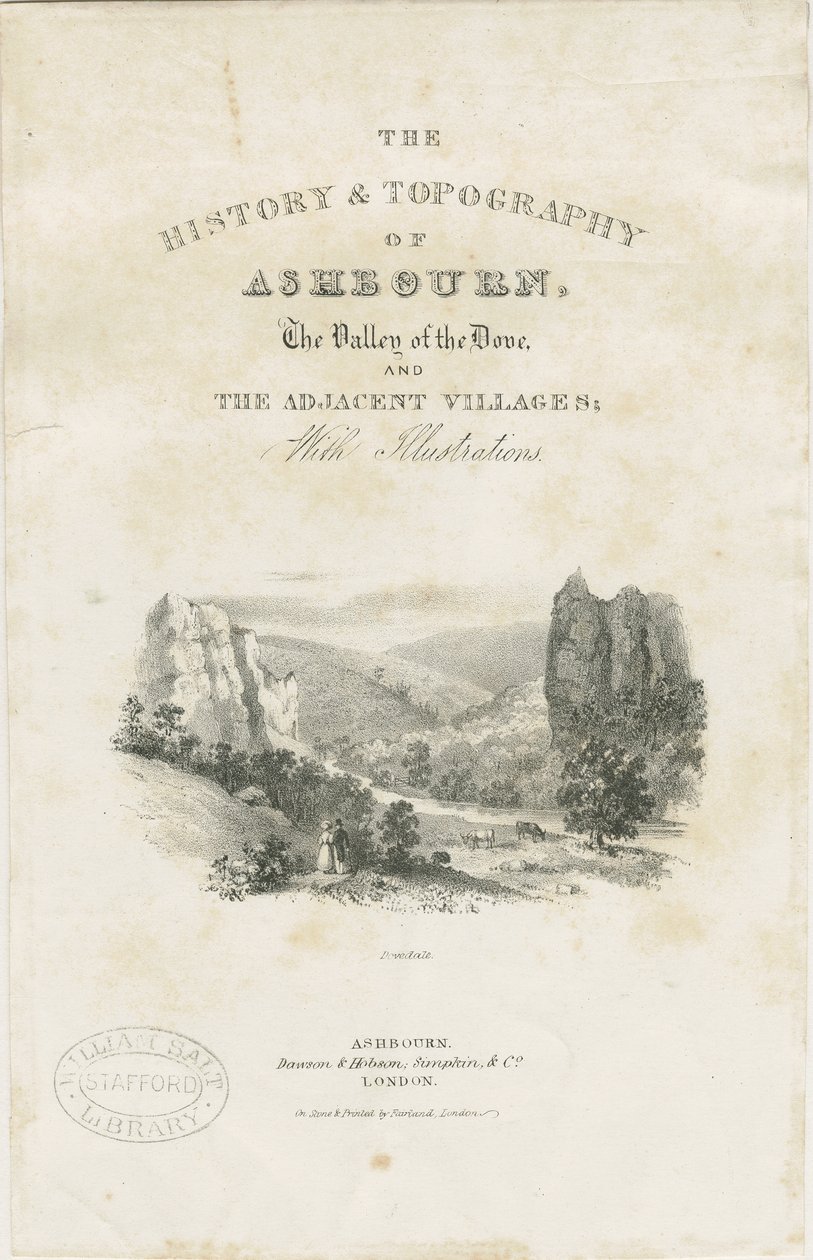 Dovedale - paisaje de School English