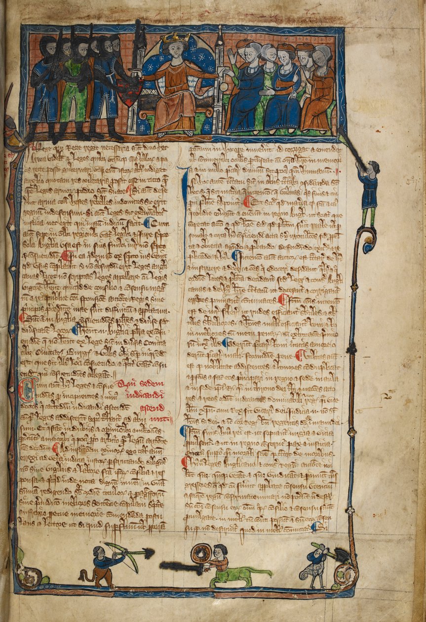 Folio de 'Henric de Bracton sobre las leyes y costumbres de Inglaterra ...