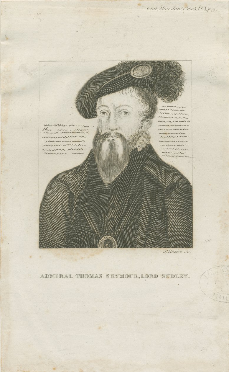 Hill Ridware - Retrato del almirante Thomas Seymore, Lord Sudley de School English