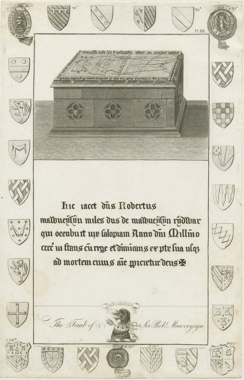 Mavesyn Ridware - Tumba de Sir Robert Mavesyn de School English