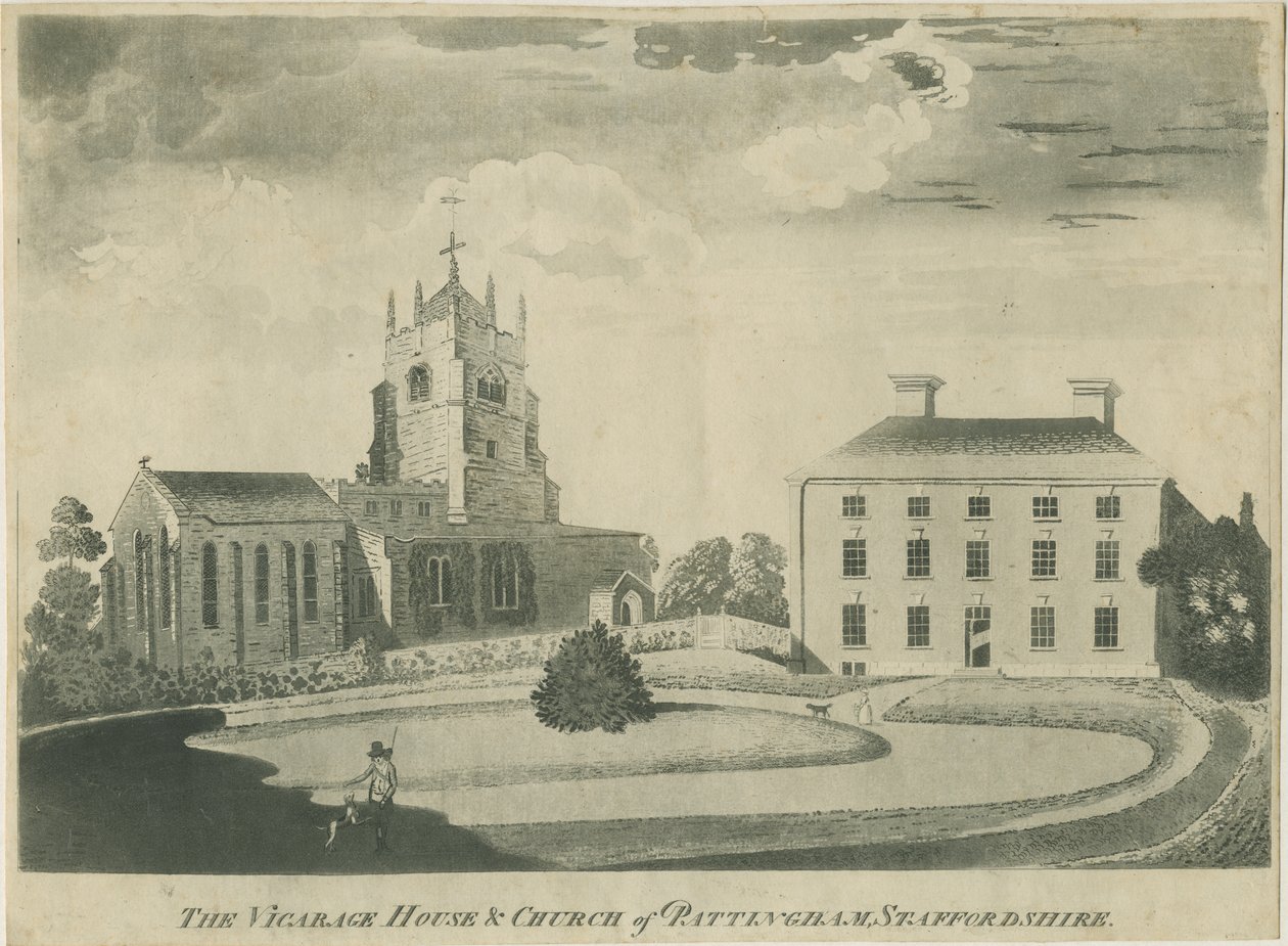 Iglesia y Casa Parroquial de Pattingham de School English