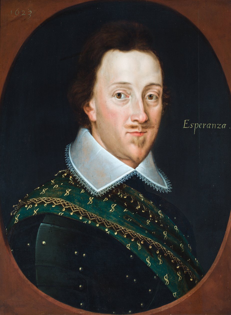 Retrato de un caballero, se dice que es Henry, Lord Percy de Alnwick (óleo sobre tabla) de School English