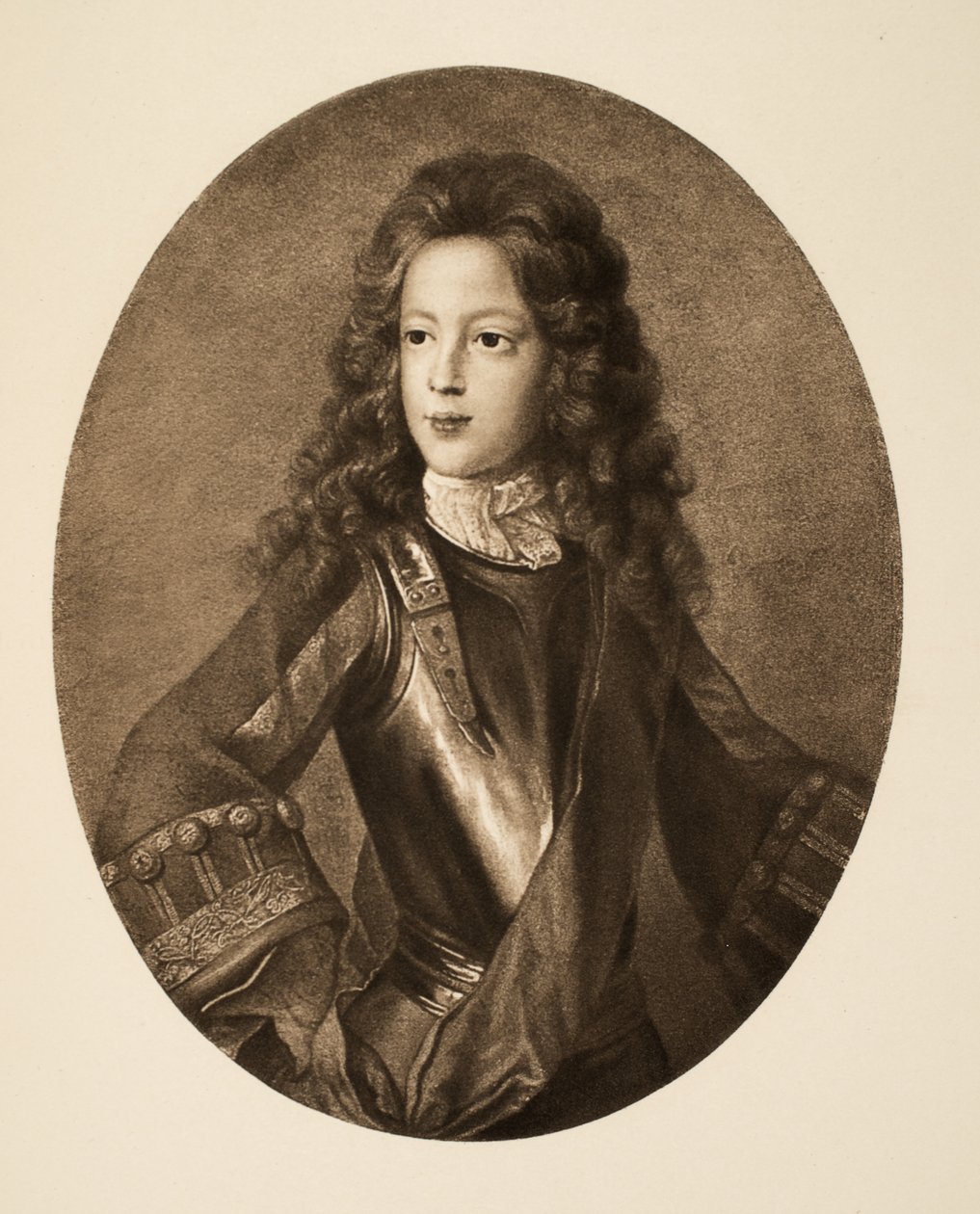 Príncipe James Francis Edward Stuart, pub. 1902 (colotipia) de School English