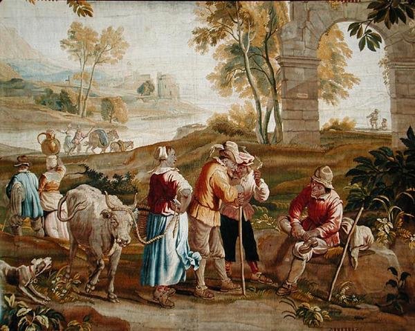Escena campestre de School Flemish