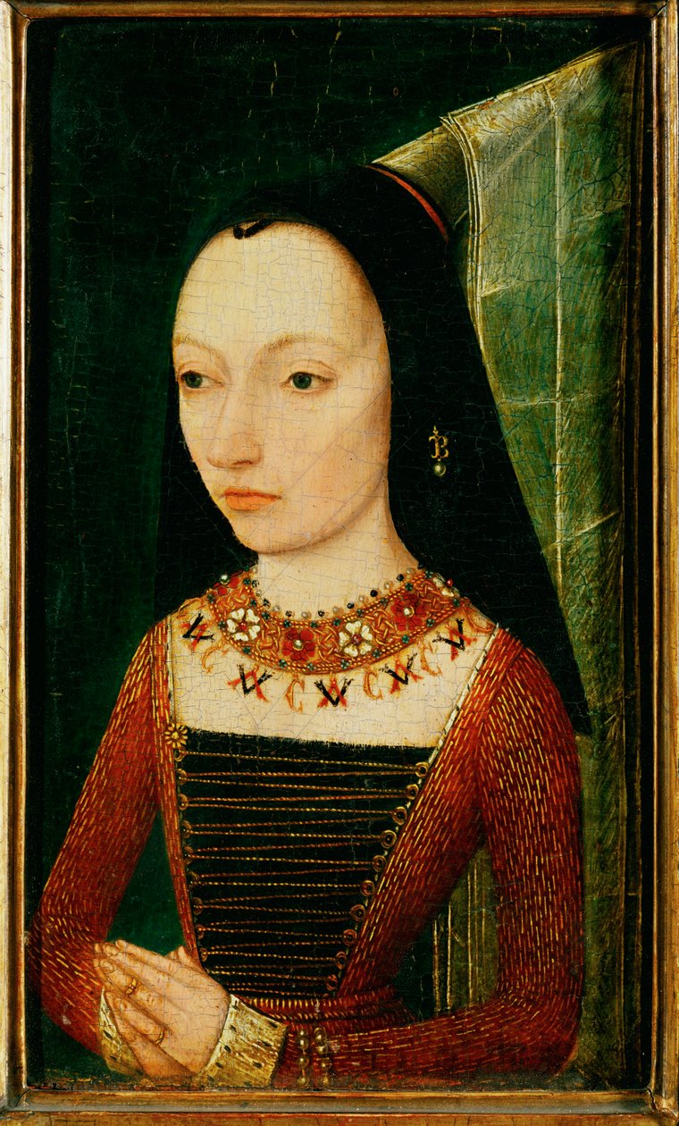 Margarita de York, esposa de Carlos el Temerario ... de School Flemish