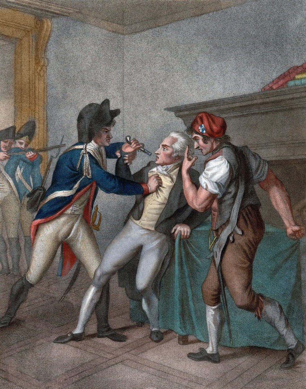 Arresto de Maximilien Robespierre, el 27/07/1794 - La aprehensión de Robespierre - El arresto de Robespierre de School French