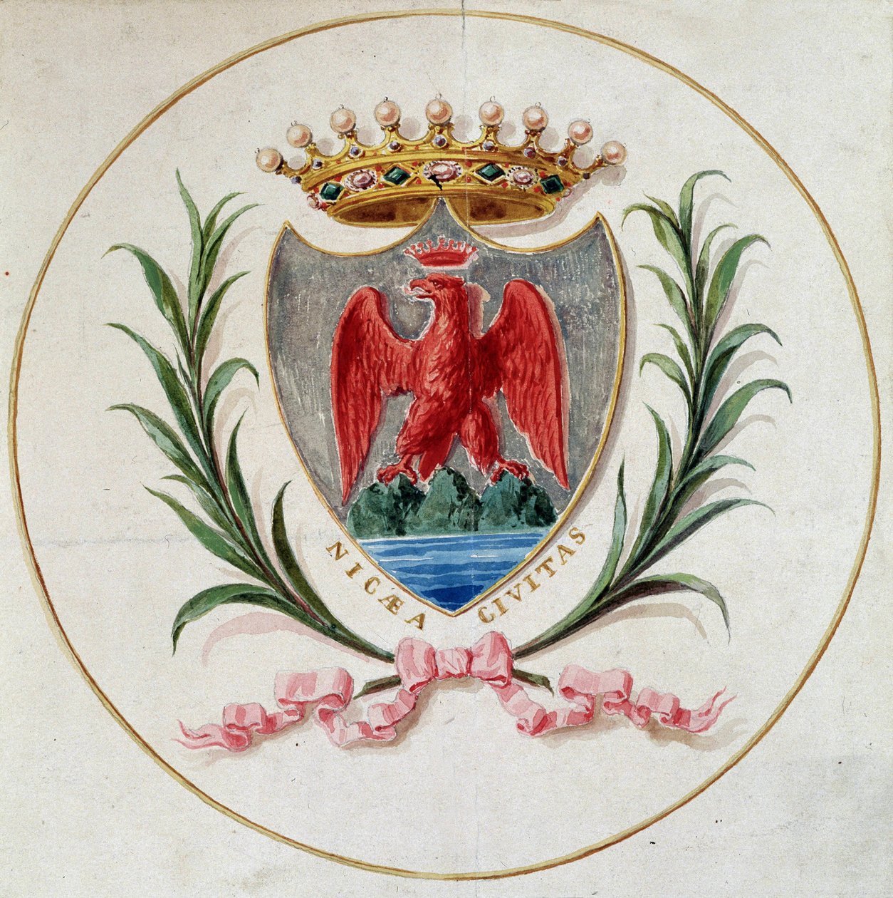 Escudo de armas de Niza de School French