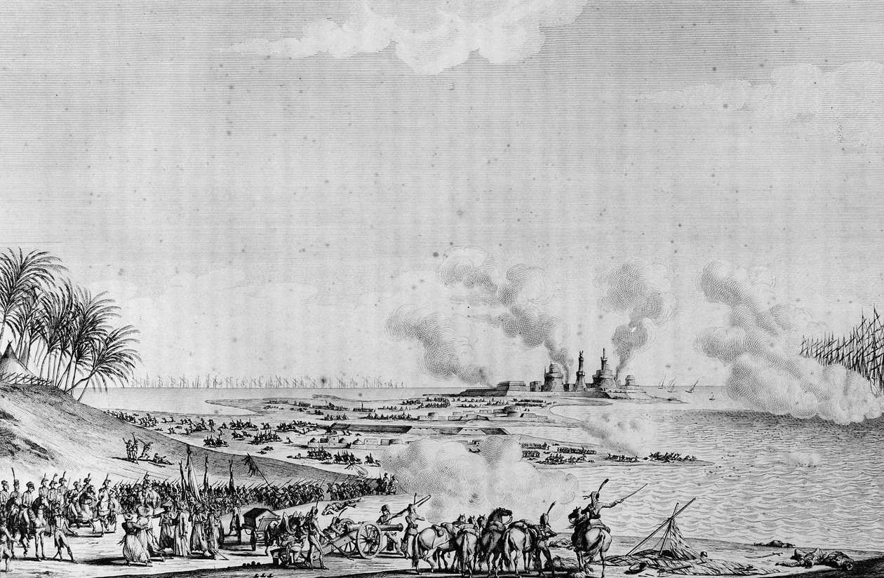 Conquista de Egipto (Campaña de Egipto (1798-1801) dirigida por Napoleón Bonaparte de School French