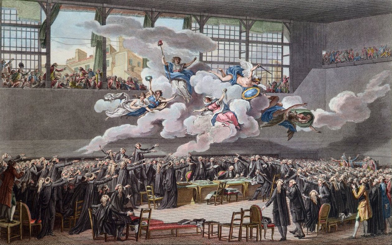 Revolución Francesa (1789-1799): El Juramento del Juego de Pelota en Versalles el 20 de junio de 1789 de School French