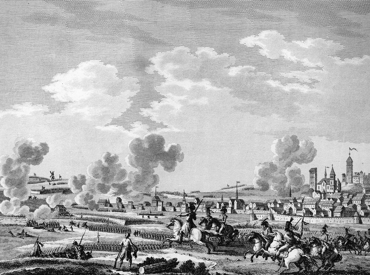 Revolución francesa y llegada de fuerzas contrarrevolucionarias: victoria de los revolucionarios franceses en Jemmapes el 6 de noviembre de 1792 sobre el ejército austriaco en Bélgica de School French