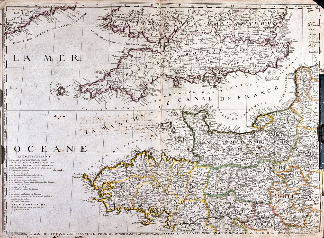 Mapa de la región de 