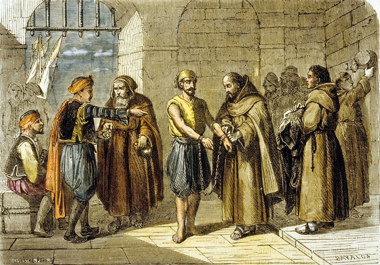 Miguel de Cervantes salvado por los Padres de la Redención de School French