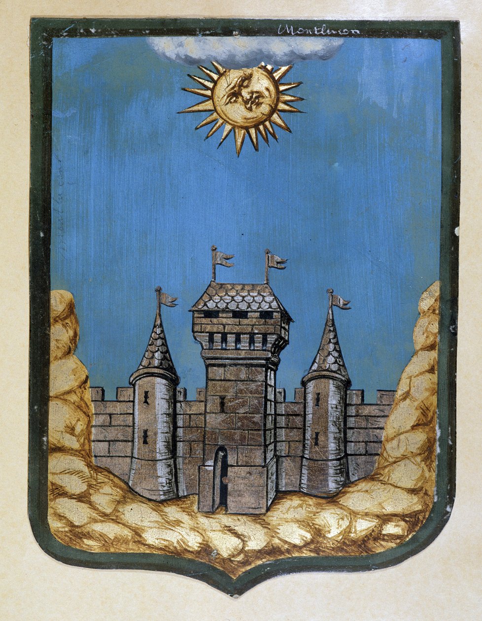 Escudo de Montlucon de School French