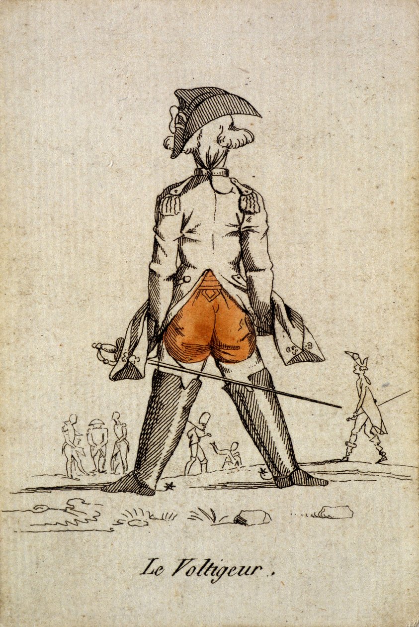 Vieja carta para jugar: el as de corazones - “El Voltigeur”. Musée de la Carte à Ploucher, Issy-les-Moulineaux. de School French