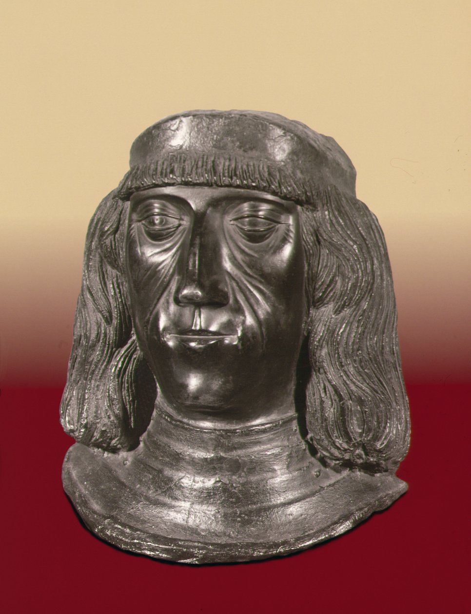Busto retrato del emperador del Sacro Imperio Romano Maximiliano I (1459-1519) de School German