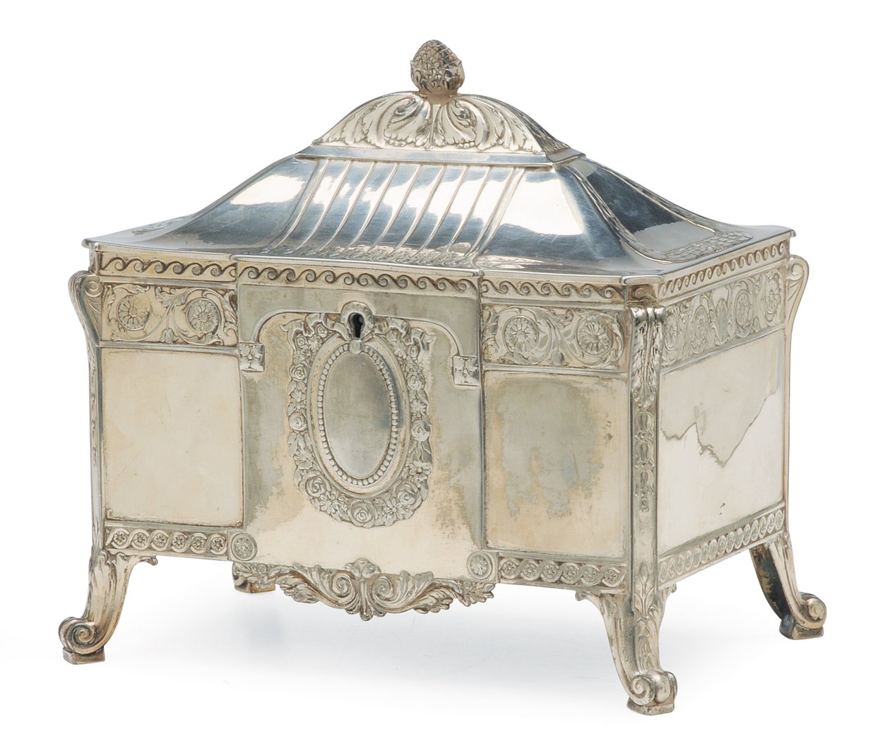 Caja de Mesa, por WMF, finales del siglo XIX - principios del siglo XX de School German