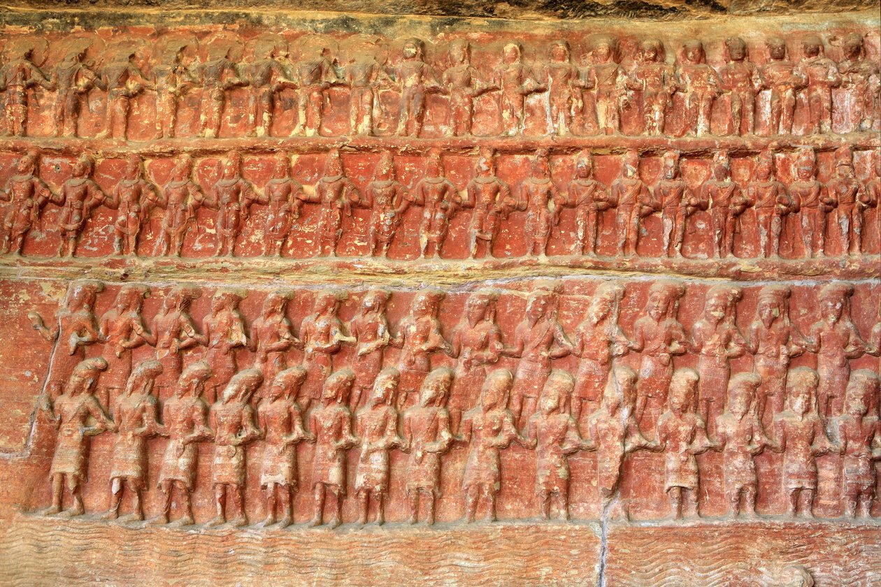Detalle, Vishnu como Varaha Avatar (foto) de School Indian
