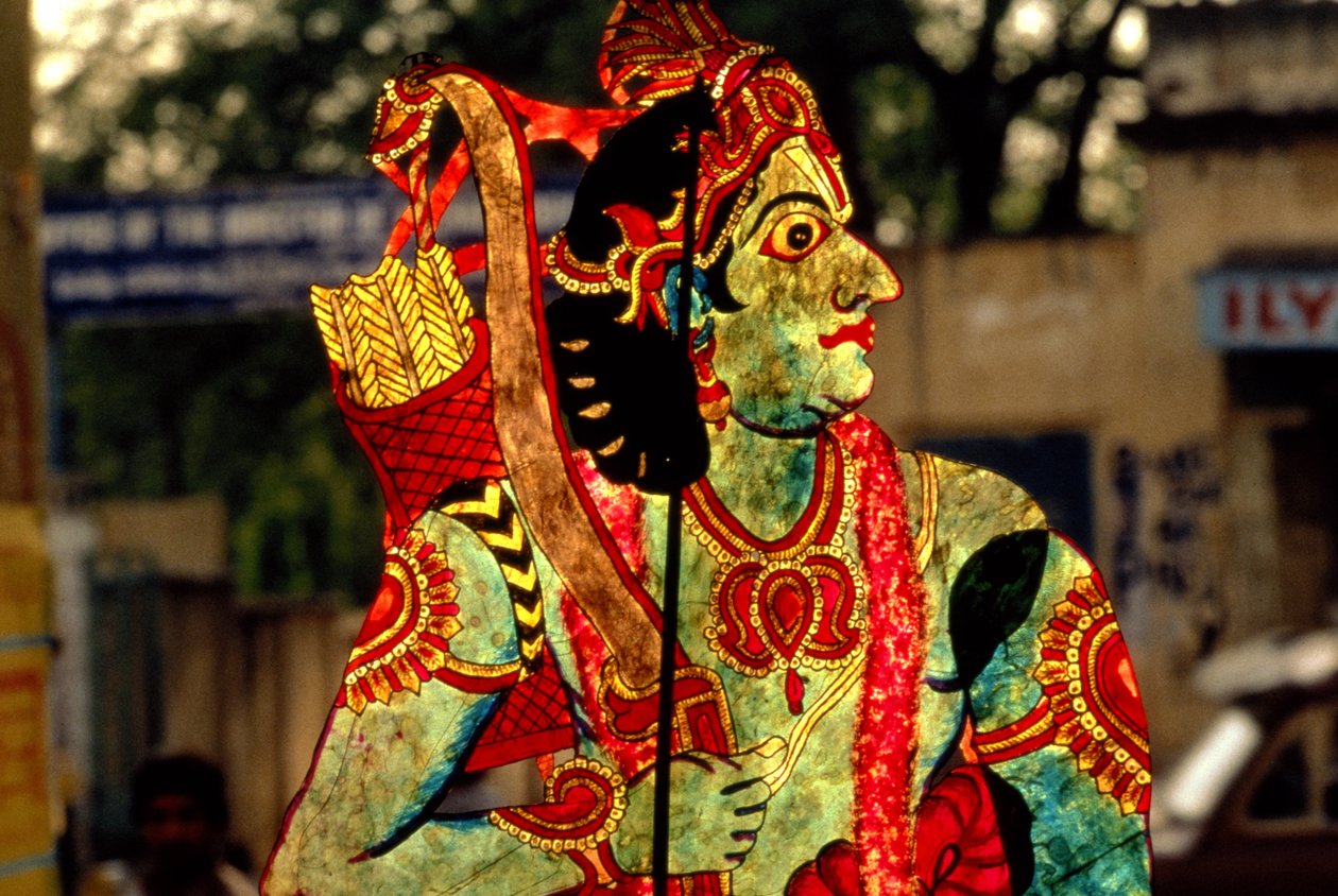 Figura del dios Rama de School Indian