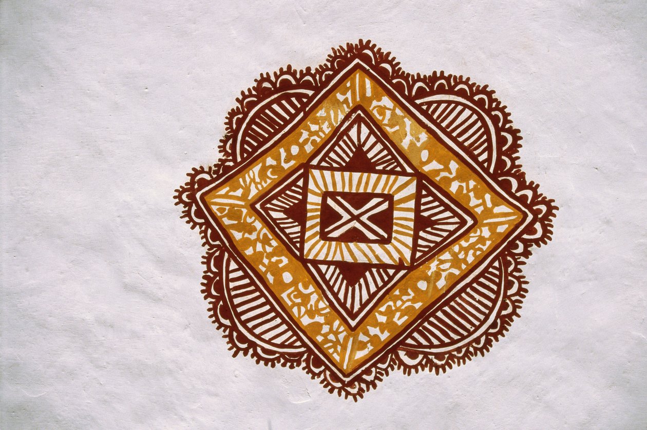 Lugares para pintar Mandna en Jawaly Kala Keuarra, Jaipur, Rajastán de School Indian