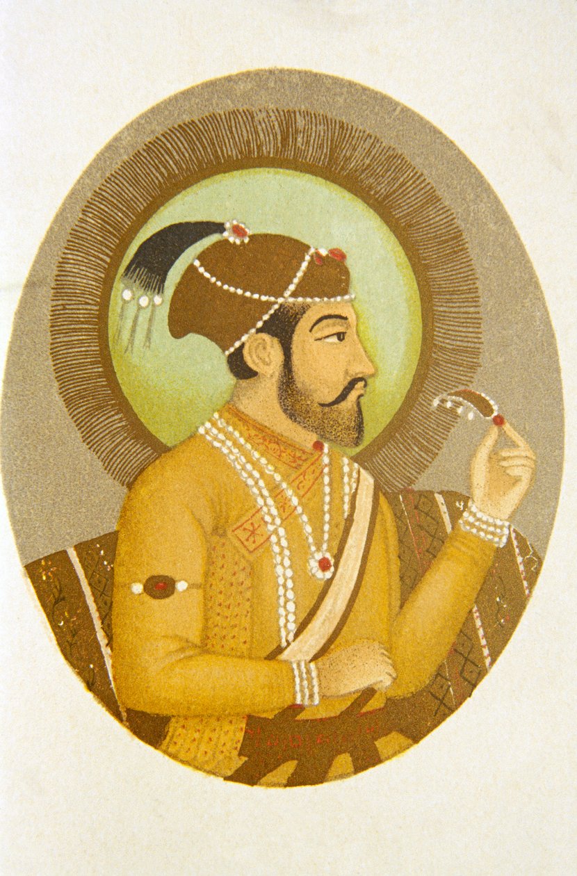 Retrato del emperador mogol Aurangzeb, India de School Indian