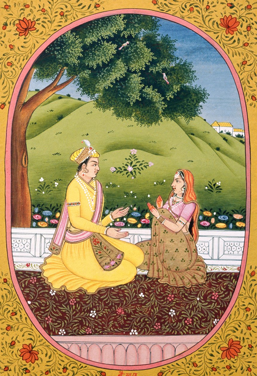 Calendario anual Cuadro y pintura para un mes hindú Baisakh, India de School Indian