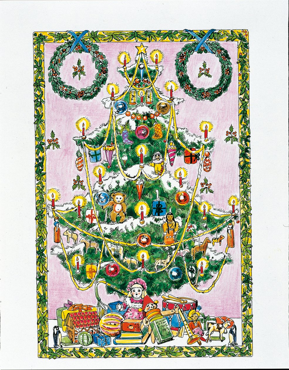 Árbol de Navidad de School Italian
