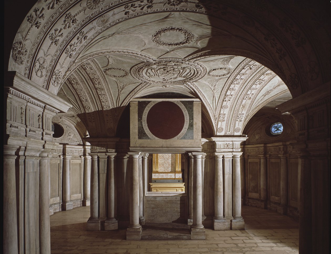 Cripta de la iglesia de San Martino ai Monti, siglos IV-V de School Italian