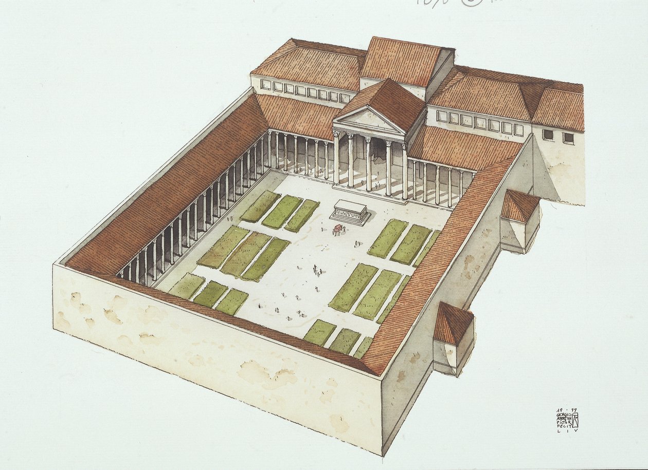 Foro reconstruido construido por Tito Flavio Vespasiano de School Italian