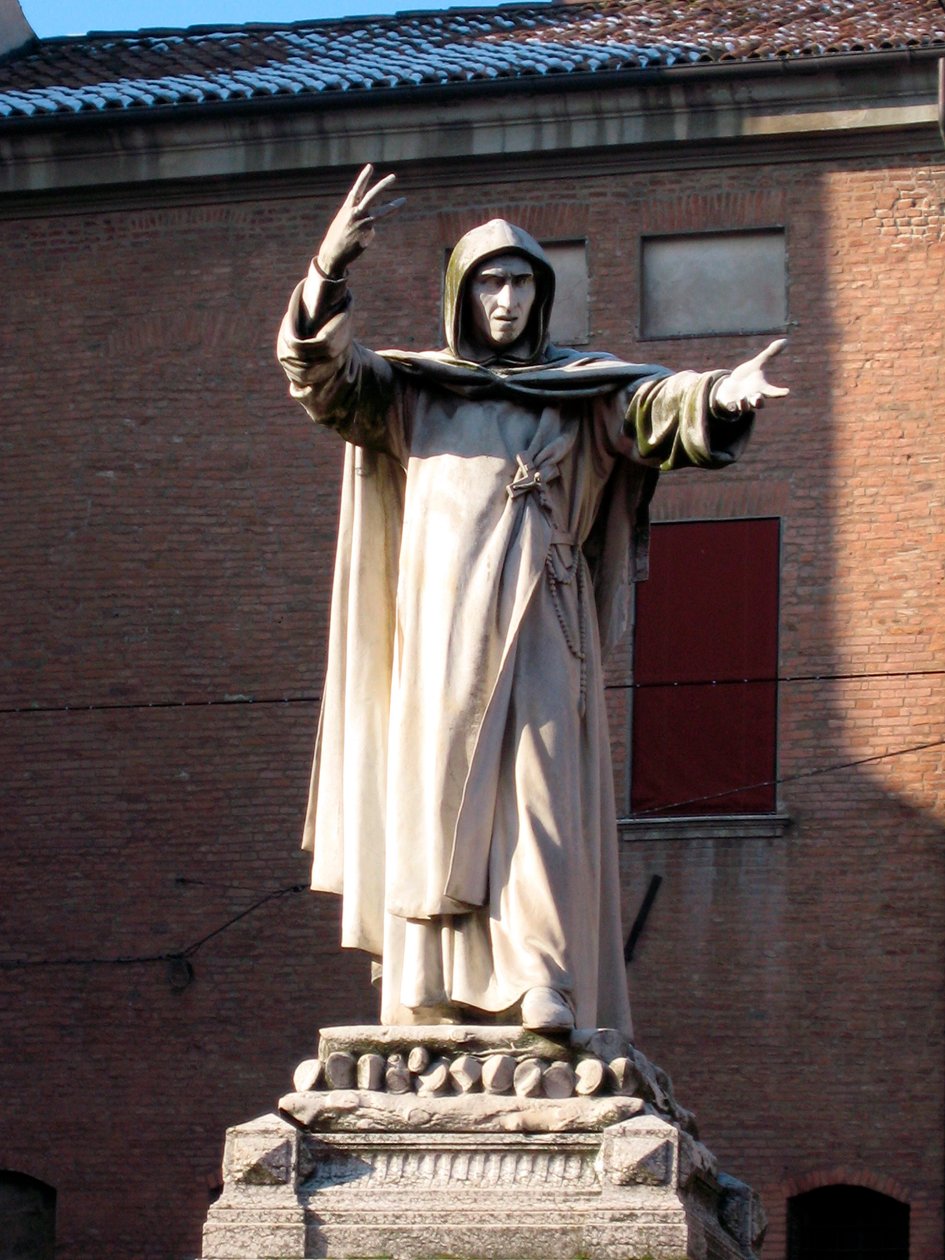 Estatua de Girolamo Savonarola de School Italian