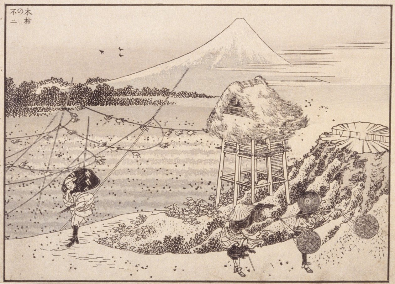 Vientos de Autmun, Fuji en la distancia de School Japanese