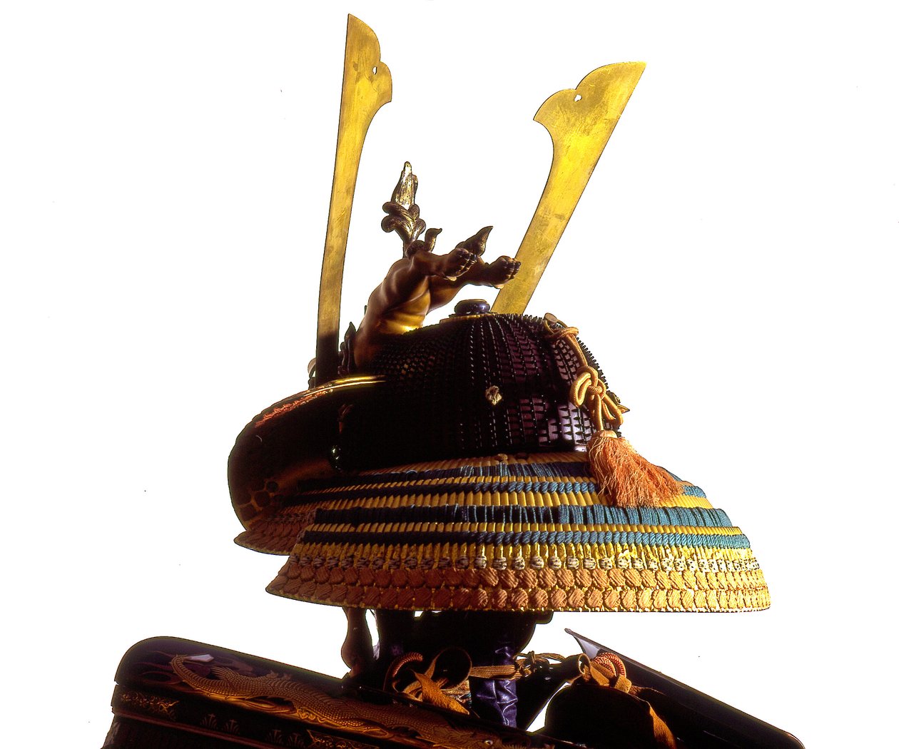 Traje ceremonial de armadura para un samurái, período Edo de Japanese School