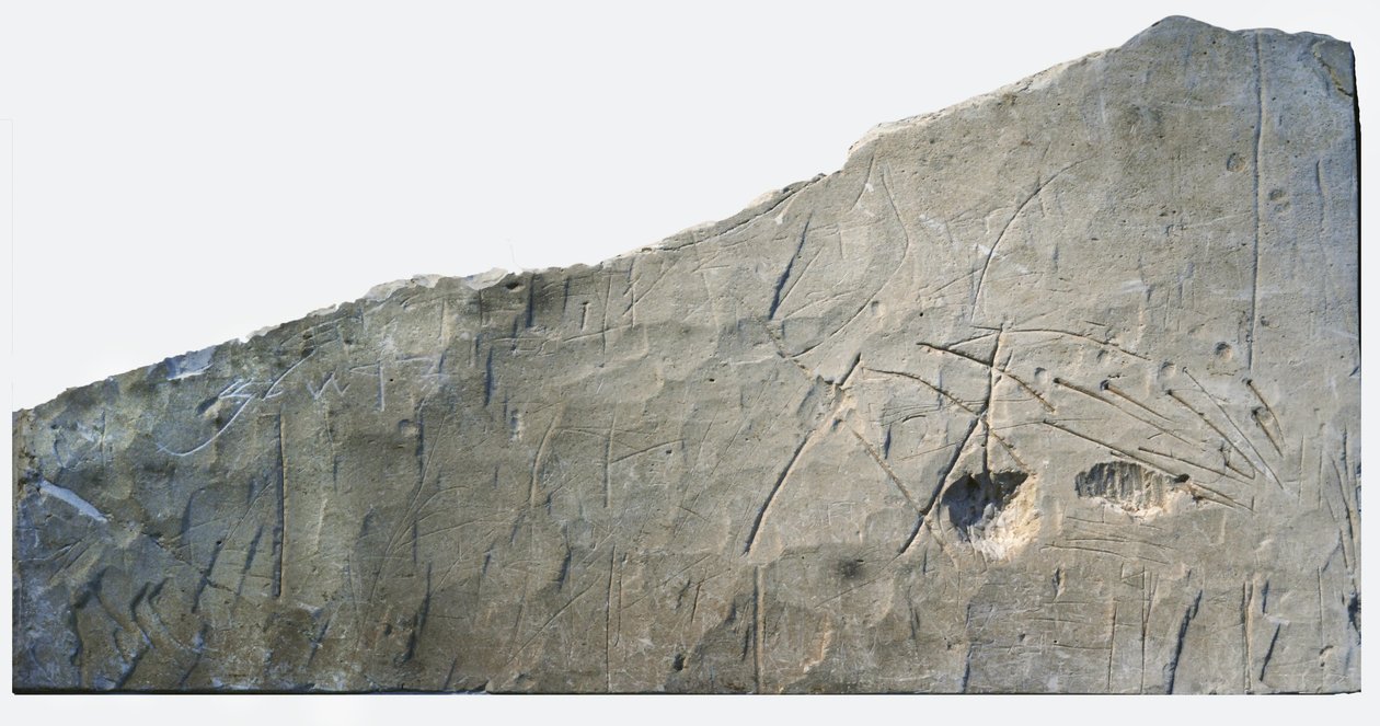 Inscripción funeraria hebrea de Beth Loya, colinas de Judea, Israel, siglo VI a.C. de School Levantine
