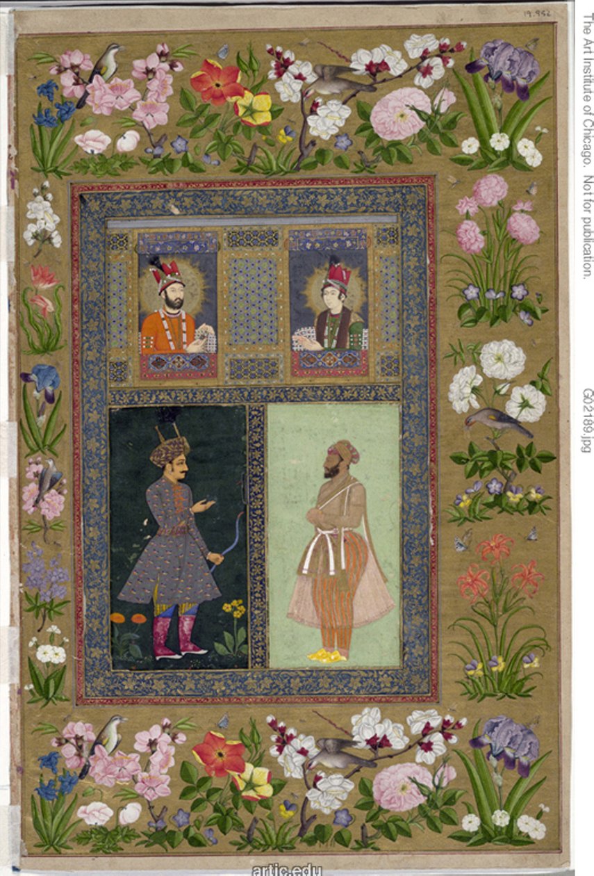 Página del Álbum de San Petersburgo, de School Mughal