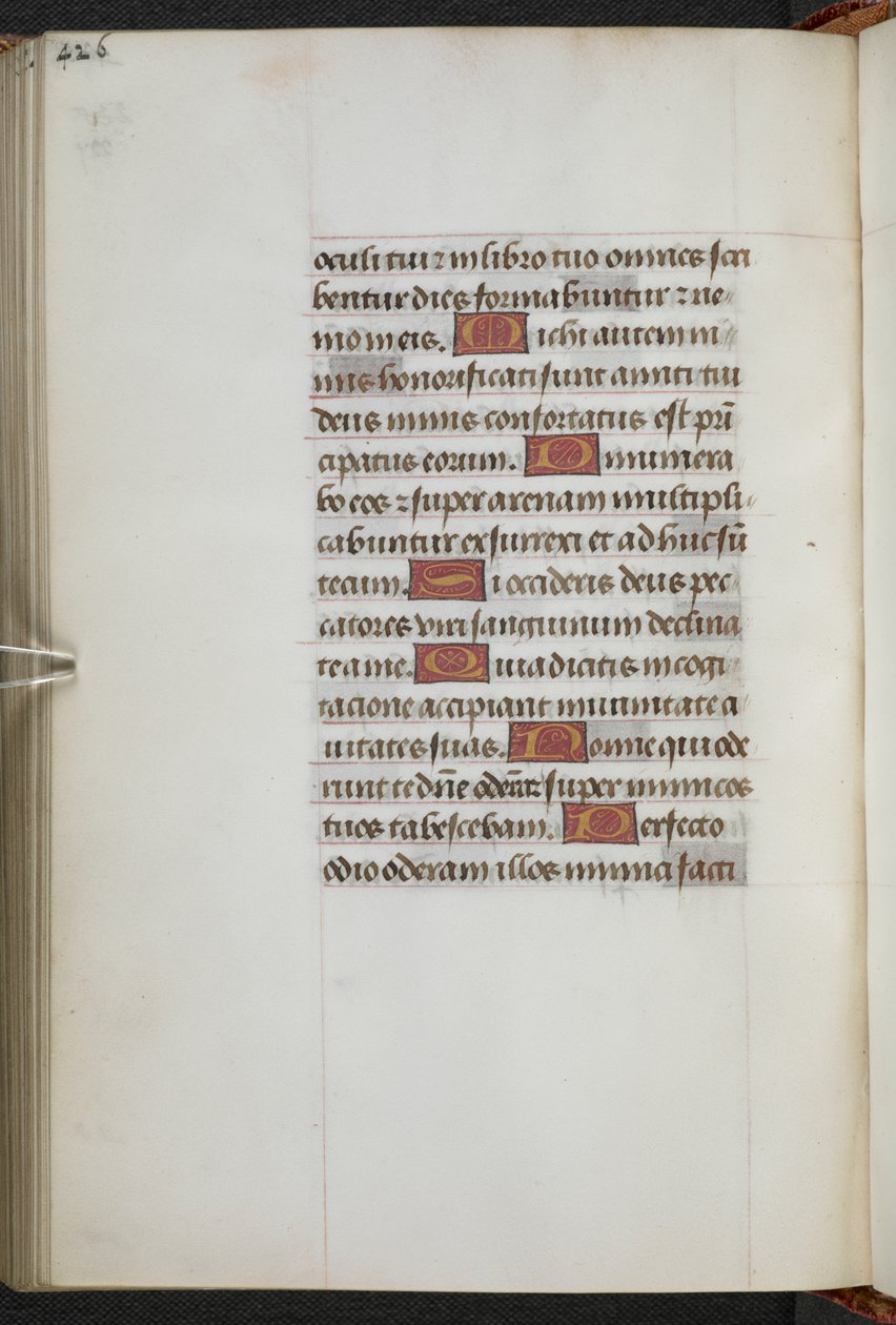 Reyes 9, f.227v, Libro de Horas, Uso de Sarum ("Libro de Horas de Ana Bolena") (vitela) de School Netherlandish