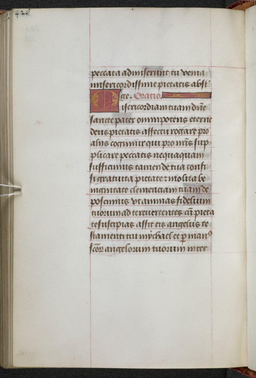 Reyes 9, f.228v, Libro de Horas, Uso de Sarum ("Libro de Horas de Ana Bolena") (vitela) de School Netherlandish