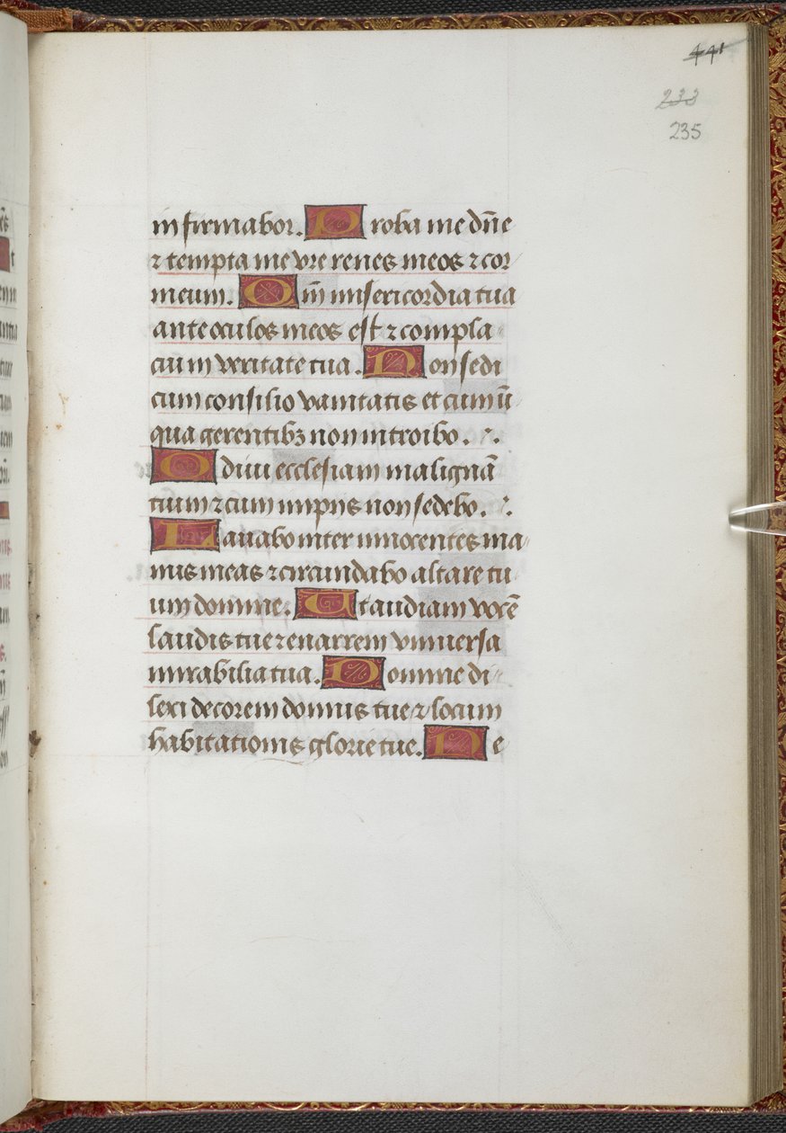 Reyes 9, f.235r, Libro de horas, uso de Sarum ("Libro de horas de Ana Bolena") (vitela) de School Netherlandish